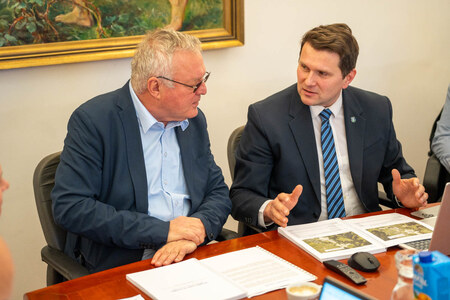 Delovni sestanek župana in ministra za naravne vire in prostor  (2a)